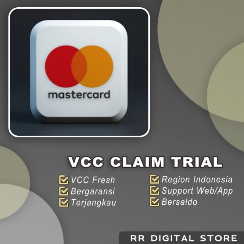VCC Claim Trial All Website•Full Garansi•Fresh