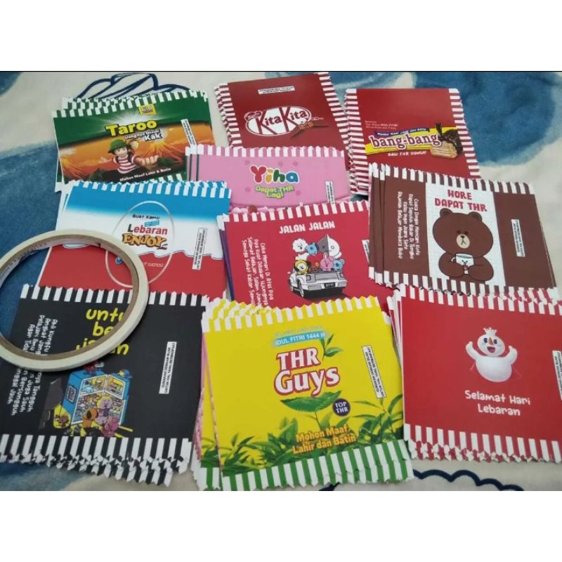 

amplop karakter 100 lembar zigzag