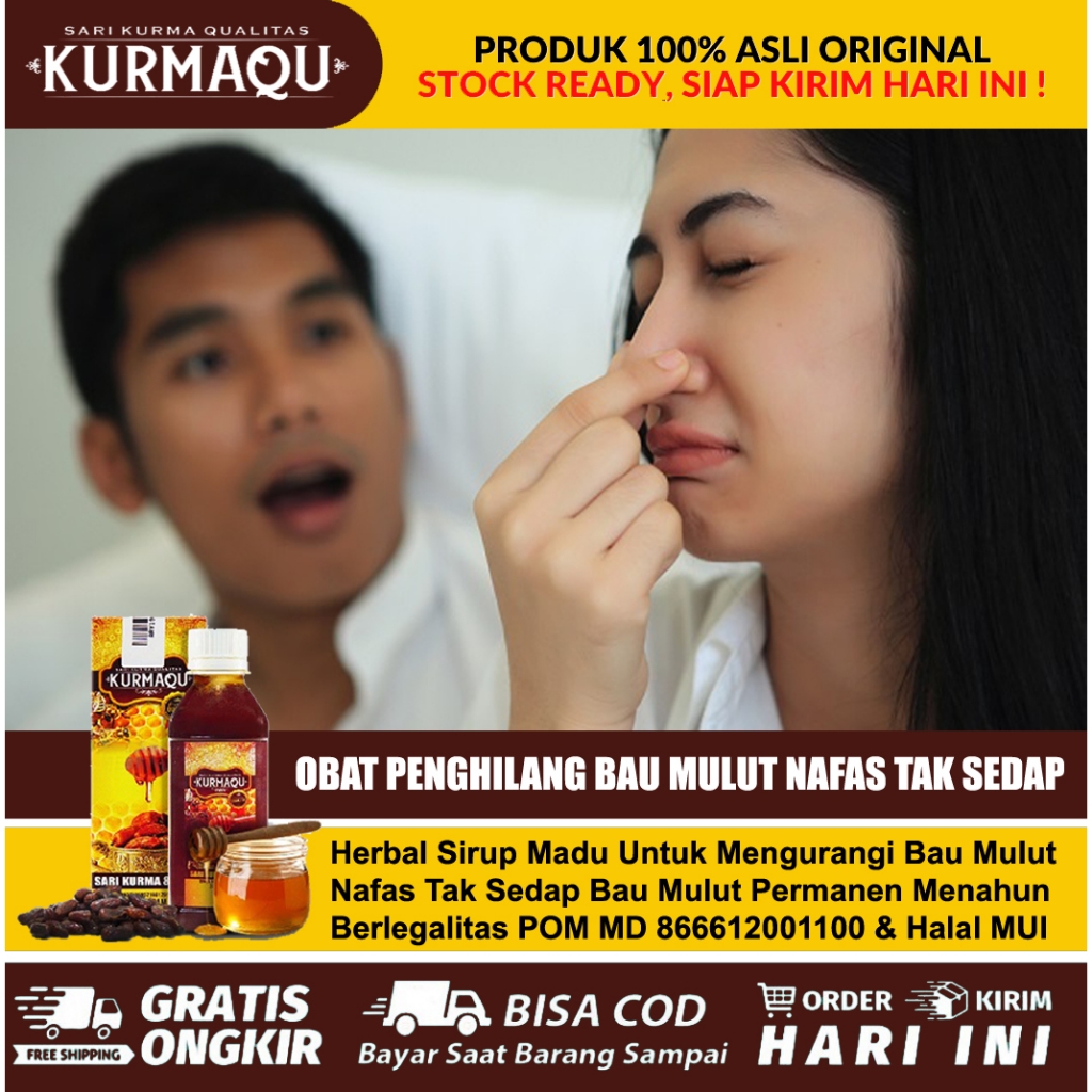 Obat Bau Mulut Penghilang Aroma Nafas Mulut Tak Sedap Obat Bau Mulut Permanen Busuk Menahun KURMAQU