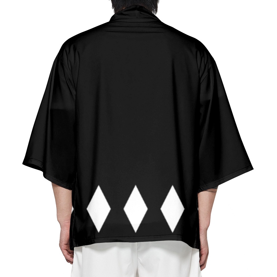 KODE U72A New 223 BLEACH COS Cosplay Kimono Japan Hitam Hanori Shinigami Kimono Anime Jepang Fashion