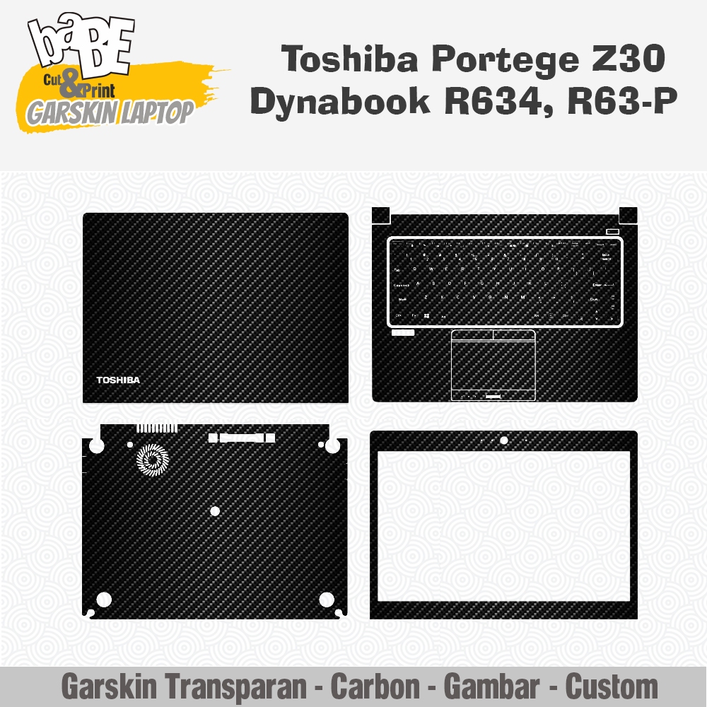 Garskin Laptop Toshiba Portege Z30, Dynabook R634, R63-P