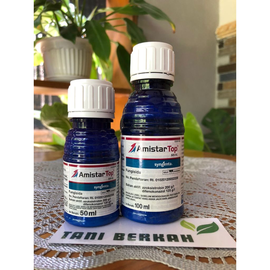 Fungisida Amistar Top 325SC Azoksistrobin Difenokonazol Obat Penyakit Tanaman