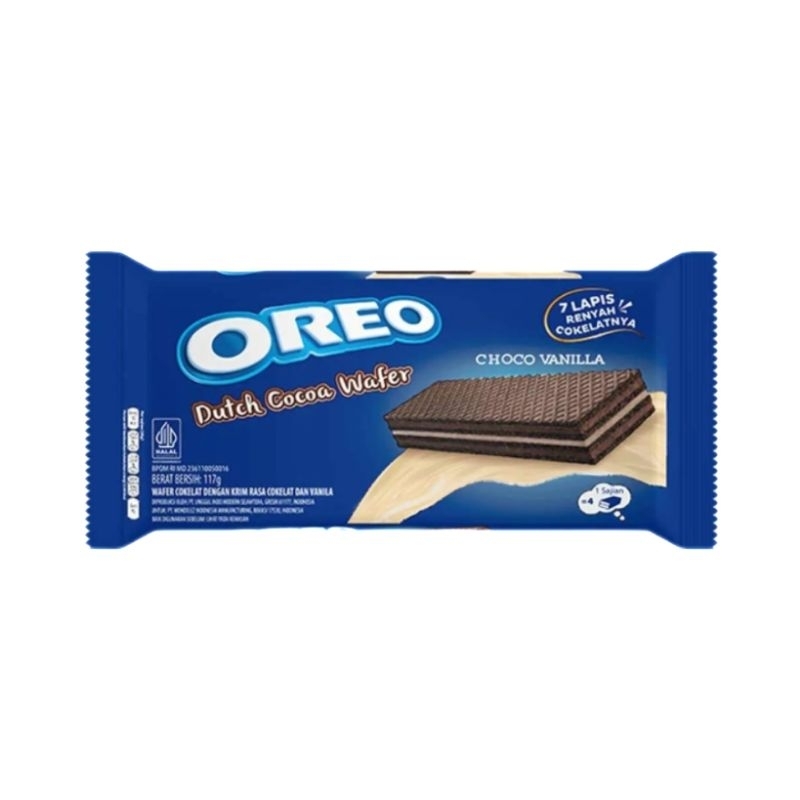 

Oreo Dutch Cocoa Wafer Vanila 117G