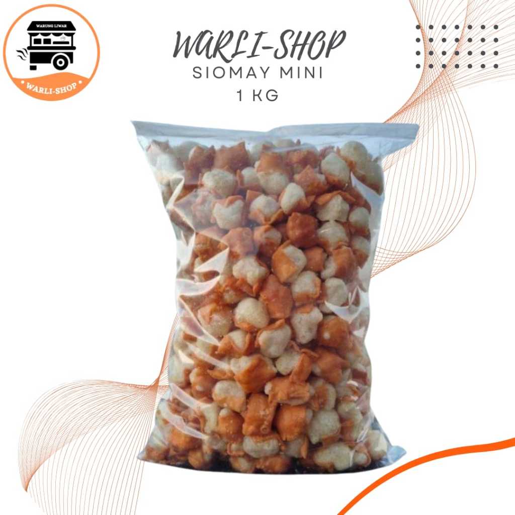 

siomay mini kemasan 1 kg. siomay mini kering.siomay gurih renyah siomai buat toping