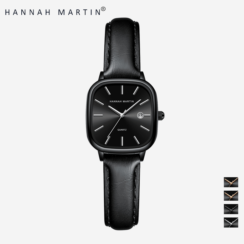 HANNAH MARTIN Jam Tangan Wanita 100% Original korea Korean Kekinian Cantik Model Terbaru Keren Quart