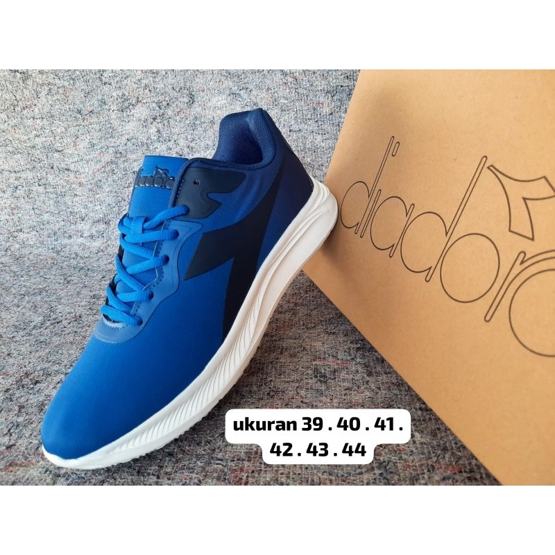sepatu sport runing olahraga pria diadoraa kandra navy original