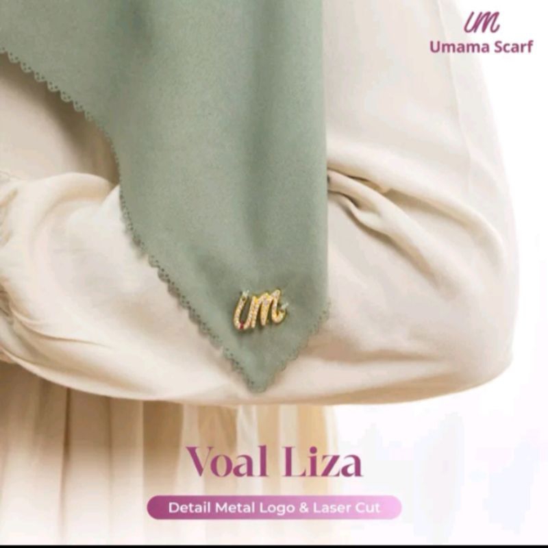 (UMAMA SCARF) - HIJAB UMAMA SEGI EMPAT VOAL LIZA MIRACLE LC ORIGINAL / UMAMA POLOS SEGI EMPAT