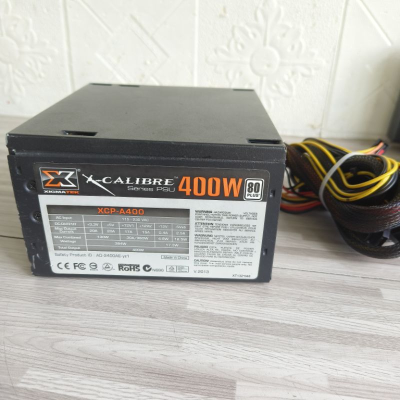 PSU GAMING XIGMATEK 400W 80+ PLUS