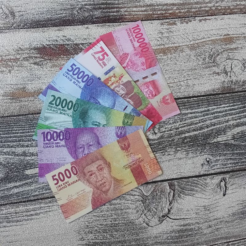 HARGA AMBYAR. Uang mainan versi lama. harga per 50pcs