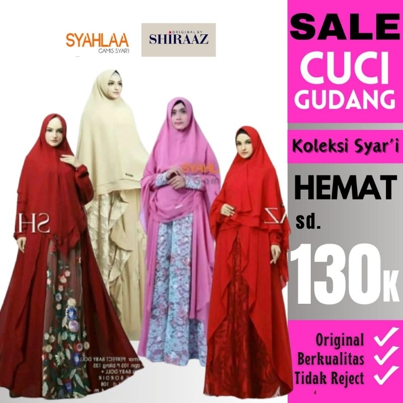 AGHS [SALE STOK] SET SYARI ORIGINAL ORI SHIRAAZ