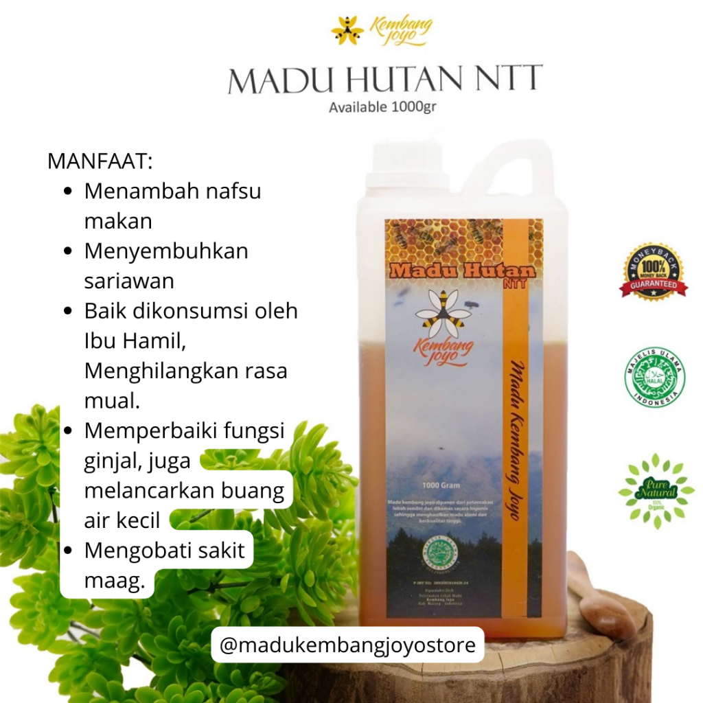 

Madu Kembang Joyo - Madu Hutan 1 Kg