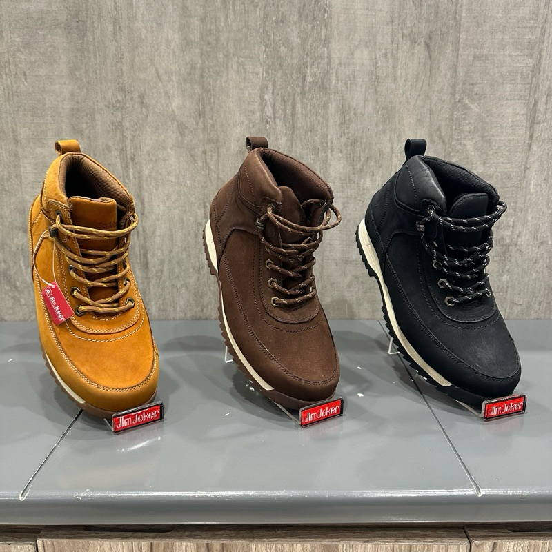 Sepatu boots pria by JIM JOKER (100% ORIGINAL)