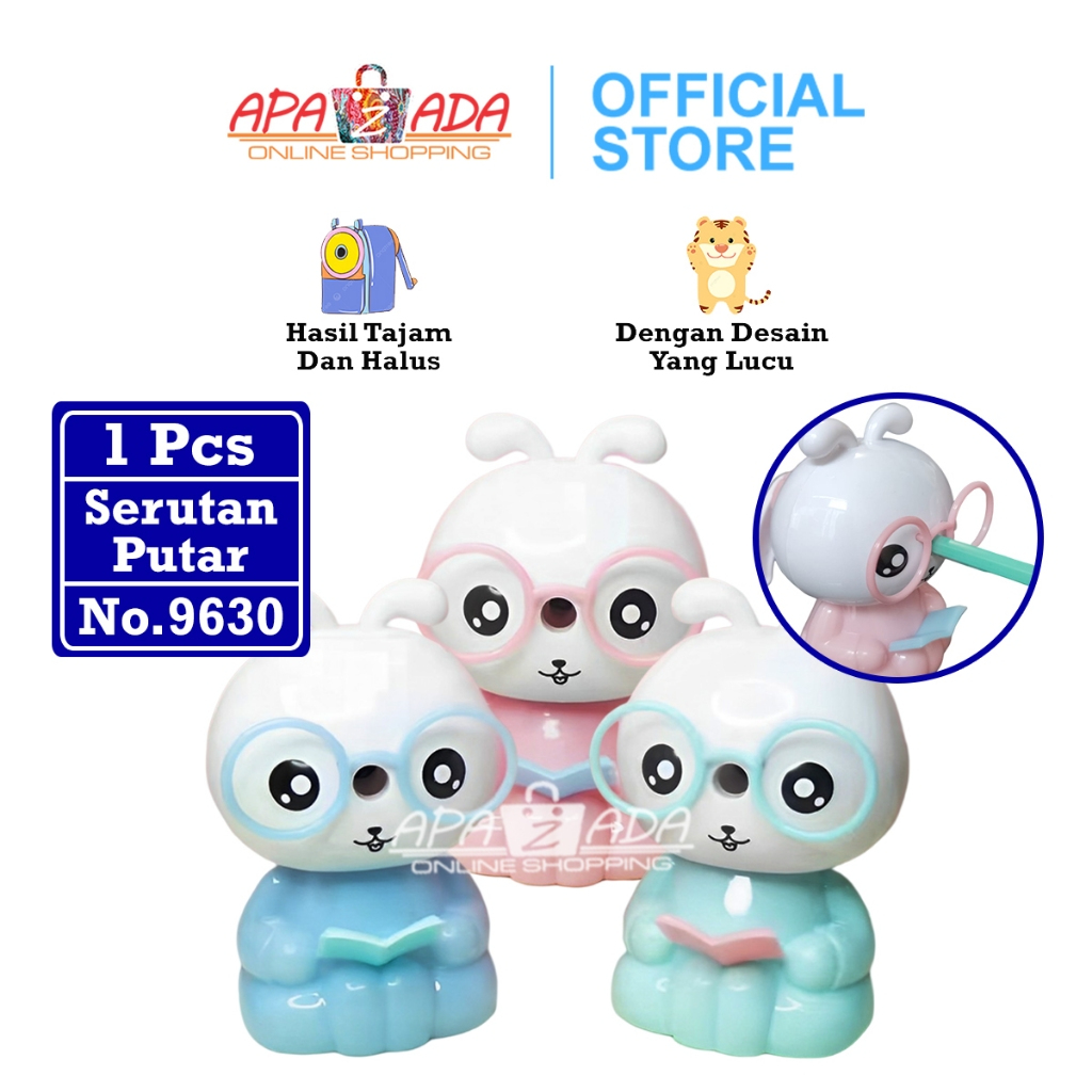 

Apazada - Serutan Pensil Meja Hamster [1 Pcs] / Rautan Pengserut Putar / Rawutan Serut No.9630