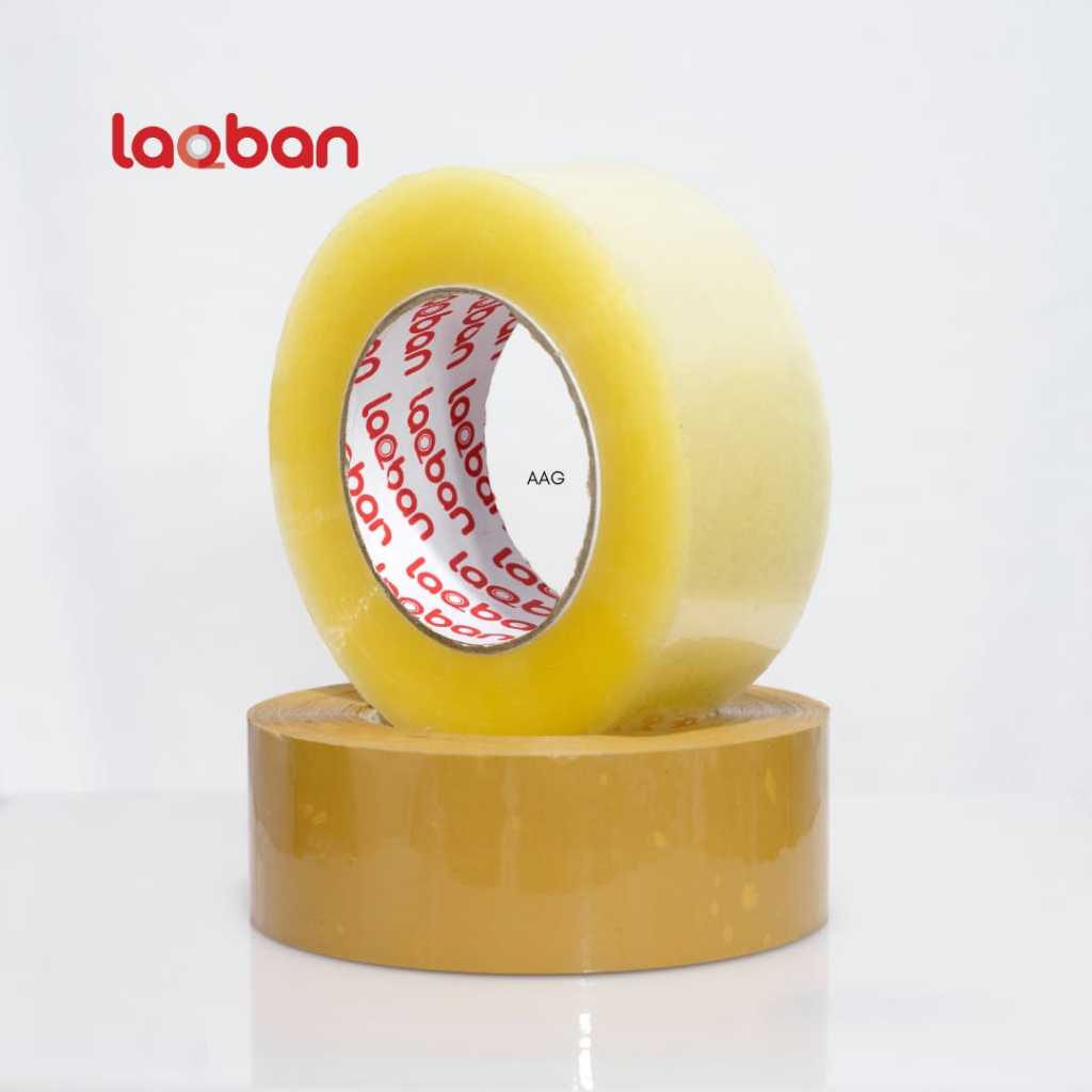 

Lakban OPP Tape 2 Inch Bening / Coklat 300 Yard x 45 Mm x 45 Micron Kualitas Terbaik