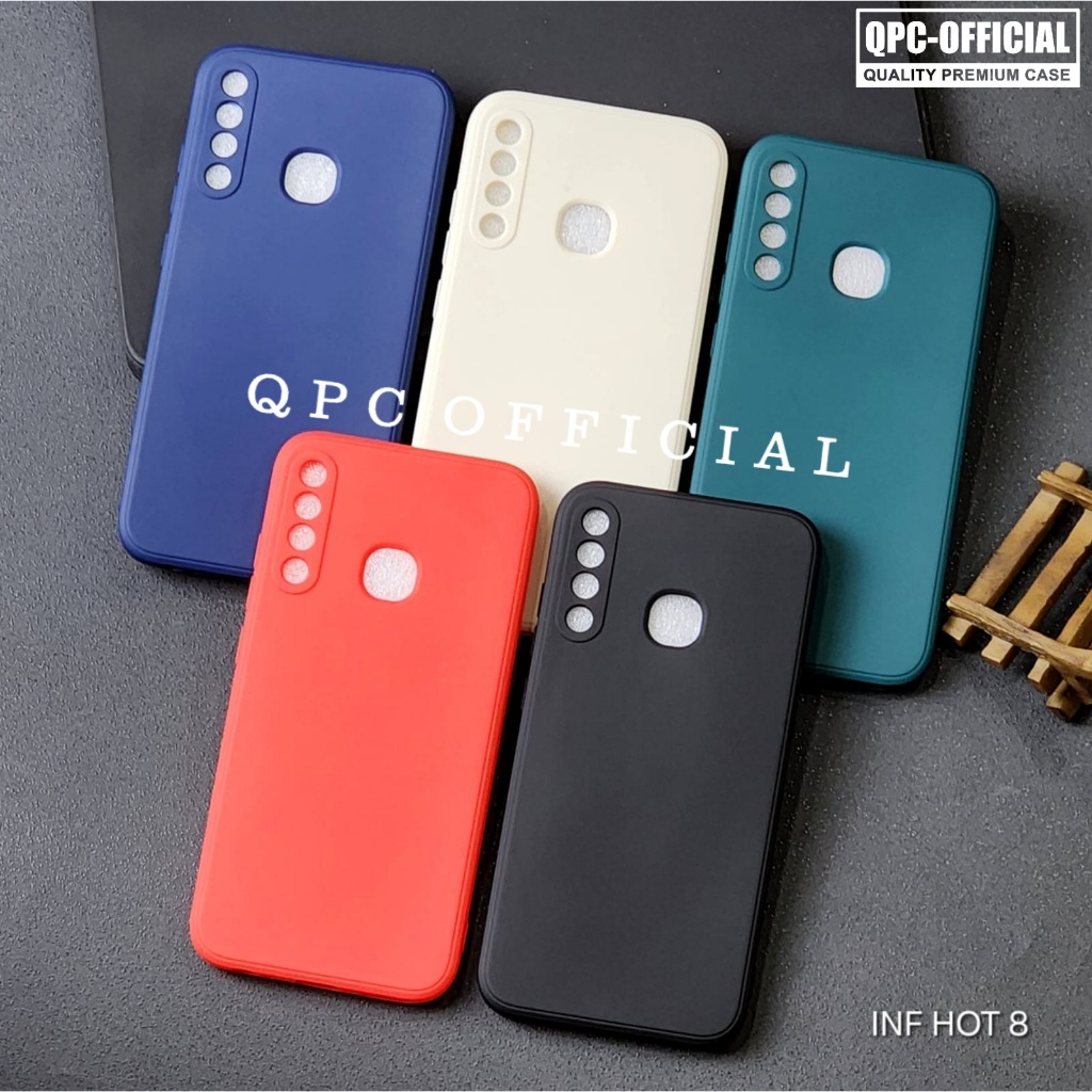 Infinix Hot 8 Infinix Hot 9 Infinix Hot 9 Play Softcase Macaron Square / Case Square Edge Case Infin