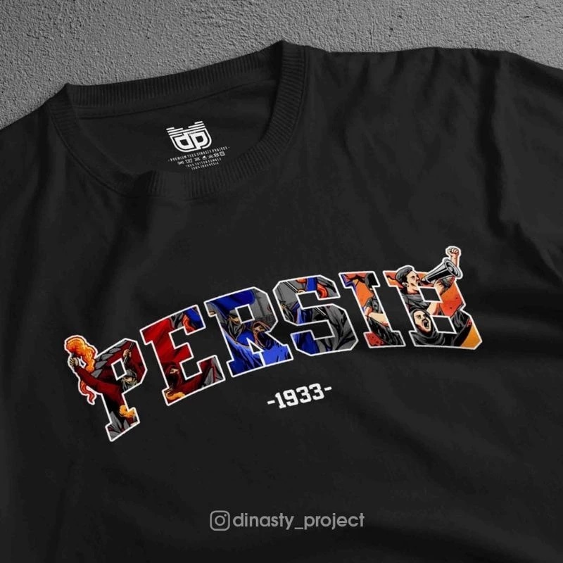 Kaos persib basic texs hooligan - persib bandung - bobotoh - viking - casual hooligan kaos distro ke