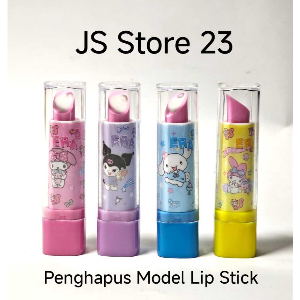 

Penghapus Putar Model LipStick Karakter Sanrio Kuromi Cinnamonroll Melody