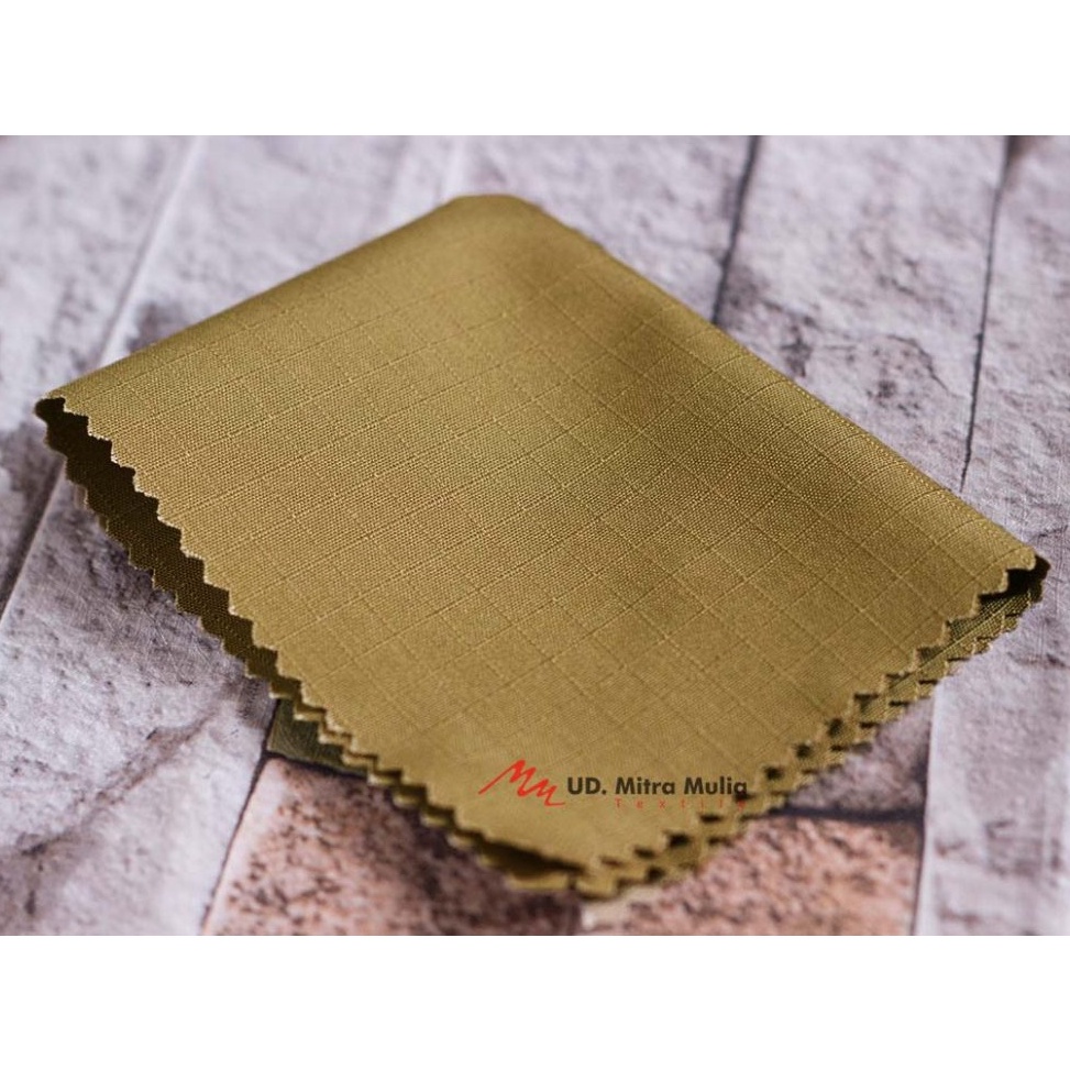 KODE U34L Kain Ribstop Drill Istex Bahan Seragam Kode C2 Warna Cream Tua