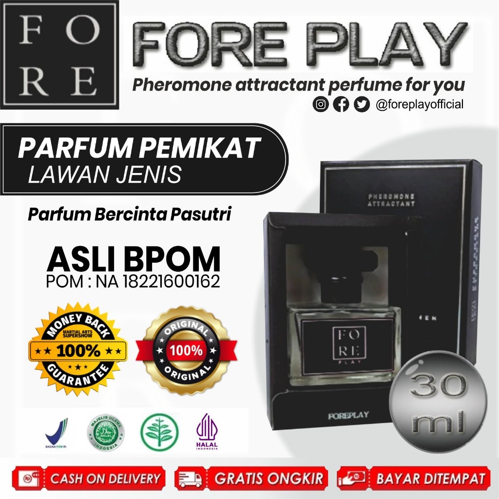 PARFUM PEMIKAT WANITA 100% ORIGINAL PARFUM PHEROMONE | FOREPLAY OFFICIAL