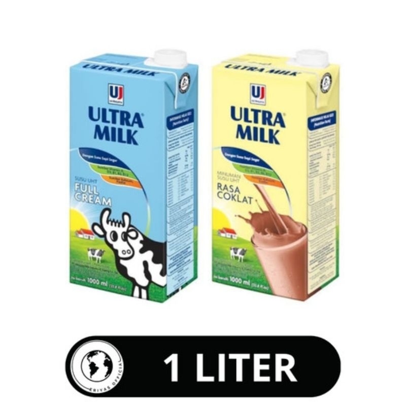 

susu ultra milk / susu uht / susu 1 liter