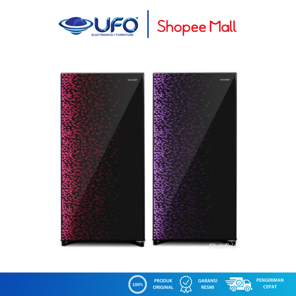 Sharp Kulkas 1 Pintu 133L SJX165MG GB/GR