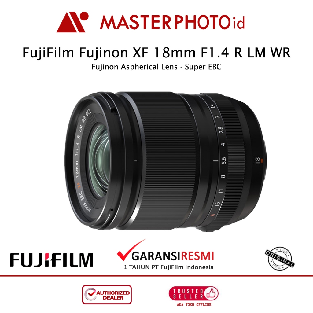 Fujifilm Fujinon XF 18mm f/1.4 R LM WR