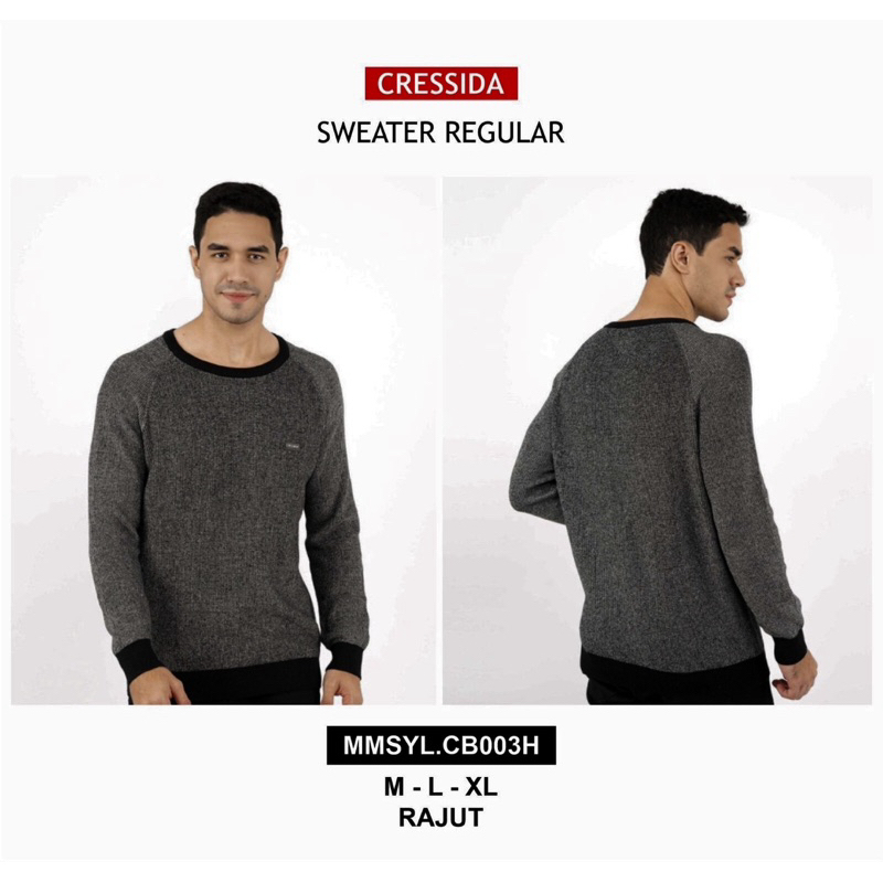 SWEATER RAJUT PRIA CRESSIDA 100% ORIGINAL