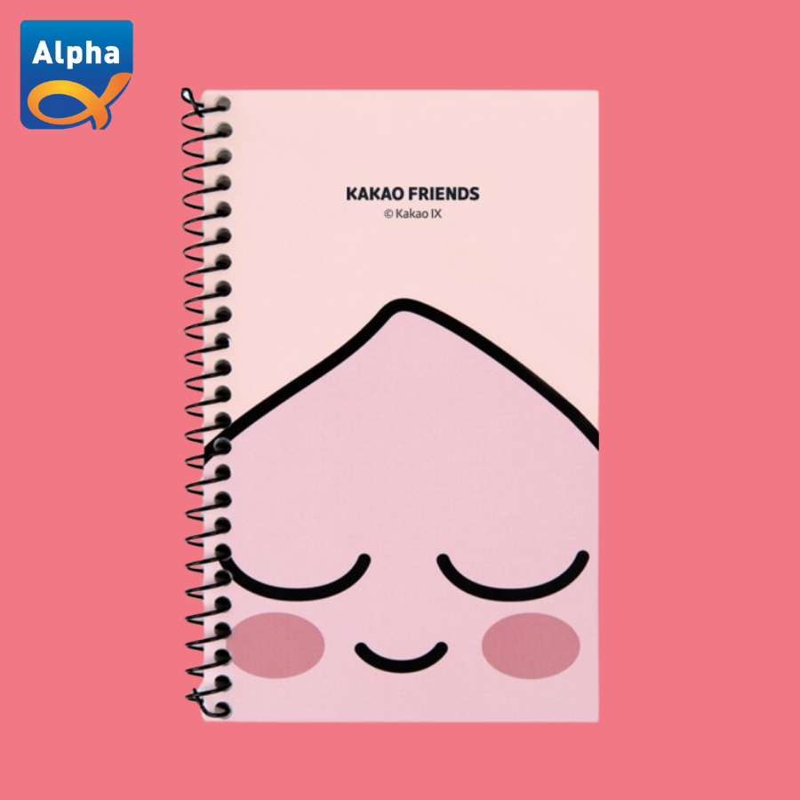 

[Kakao Friends] Memo pad-70*120mm/Apeach/ Memo Pad / Notepad - Apeach / [카카오] 수첩/원링/좌철-70*120mm/어피치