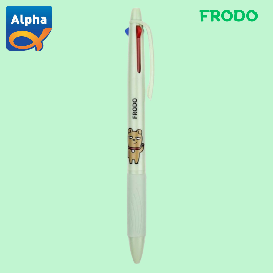 [Kakao Friends] Oil Based Pen - 3 Colors - Frodo / Pulpen 3 Warna - Frodo