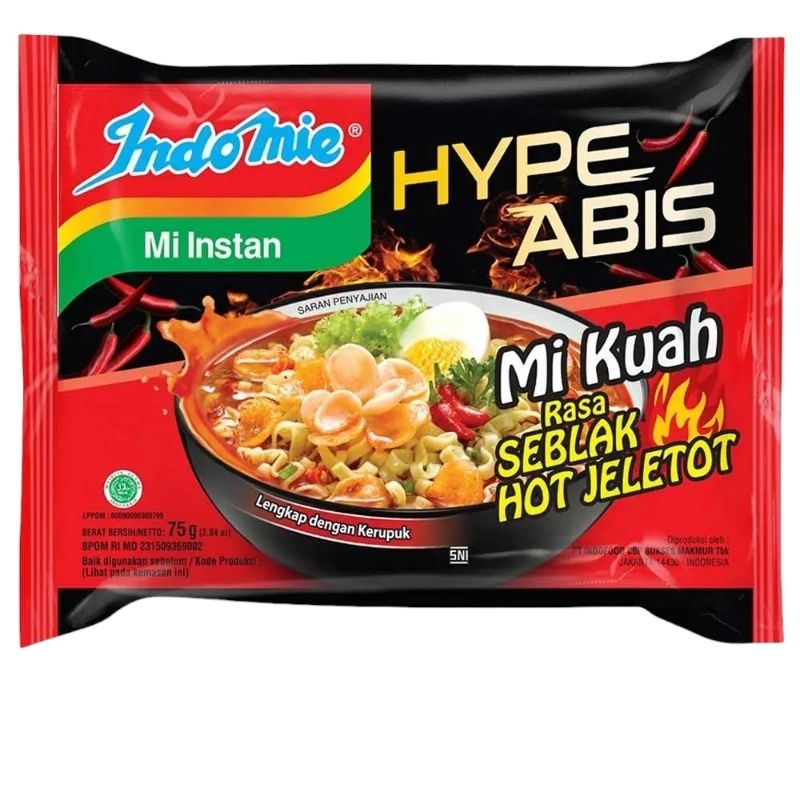 

Indomie Seblak Mie Instan Kuah