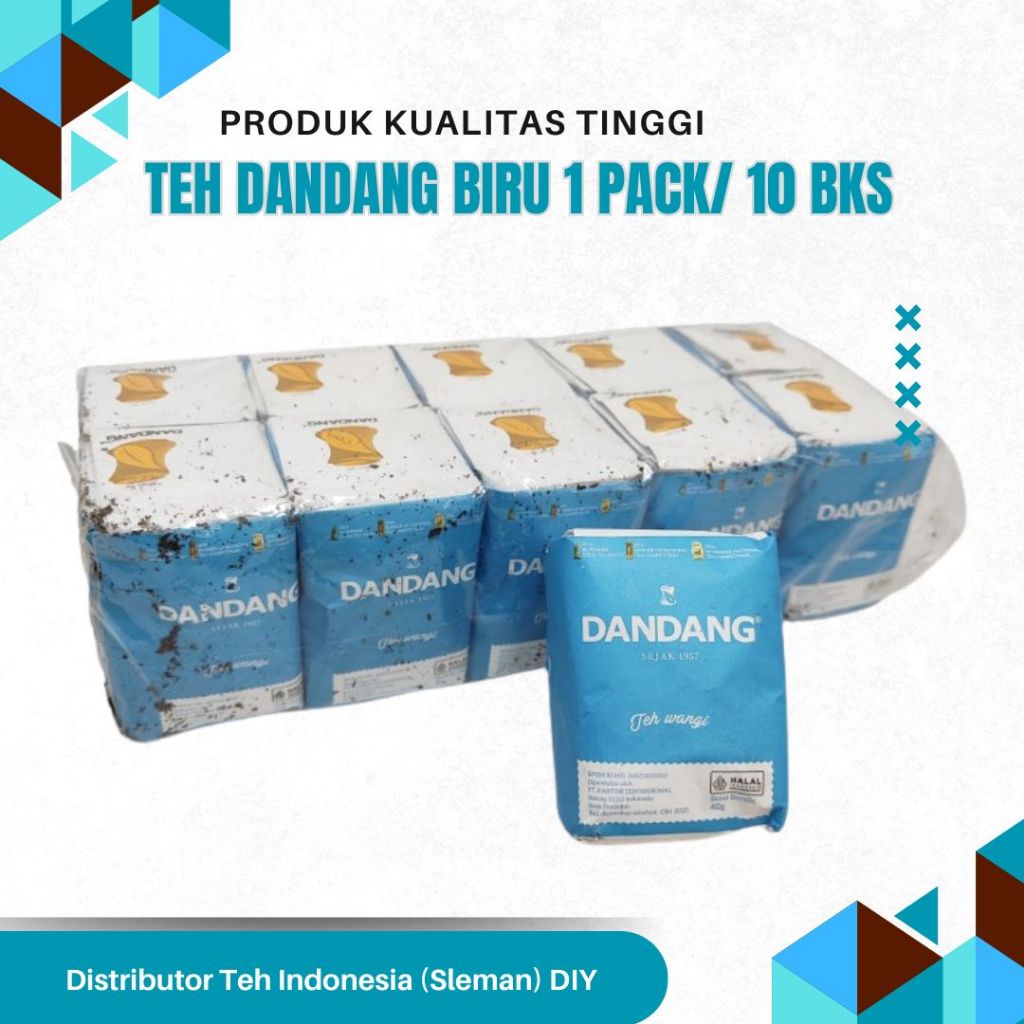 

Teh Dandang Biru 1 Pak 40 gram (10 bungkus)