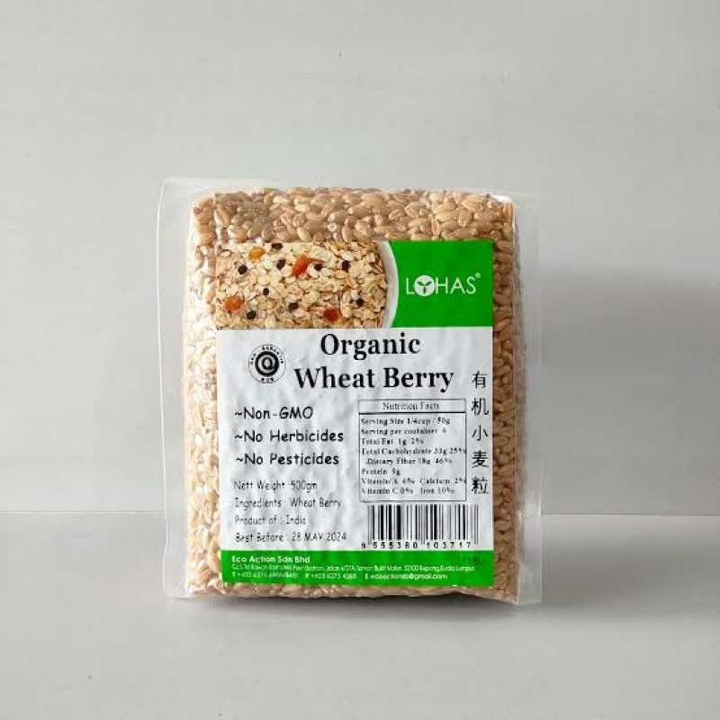 

LOHAS Organic Wheat Berry 500g