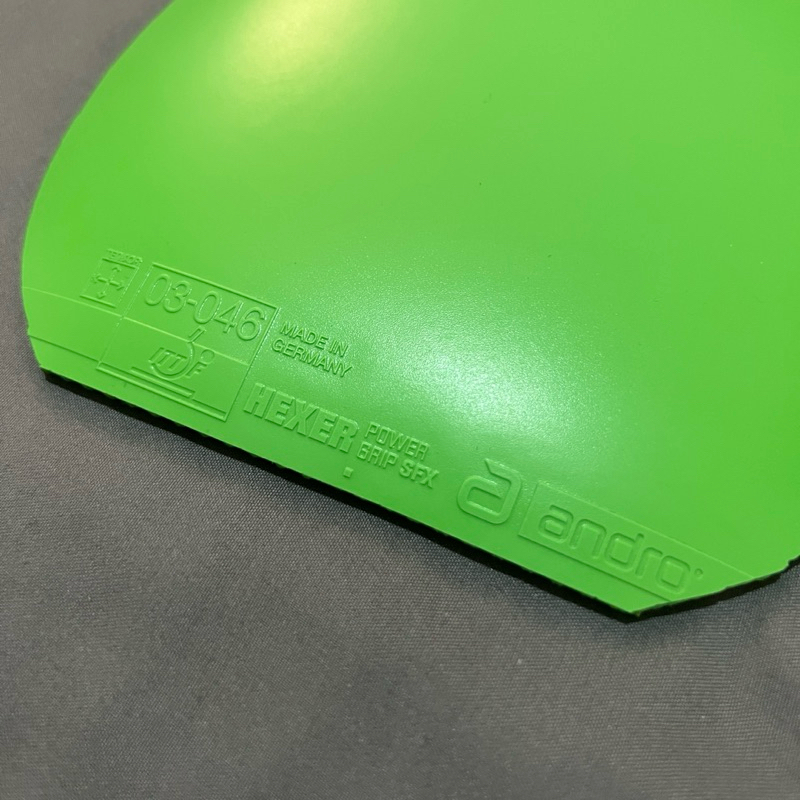 Karet Pingpong Andro Hexer Power Grip Powergrip SFX Second Bekas Table Tennis Rubber