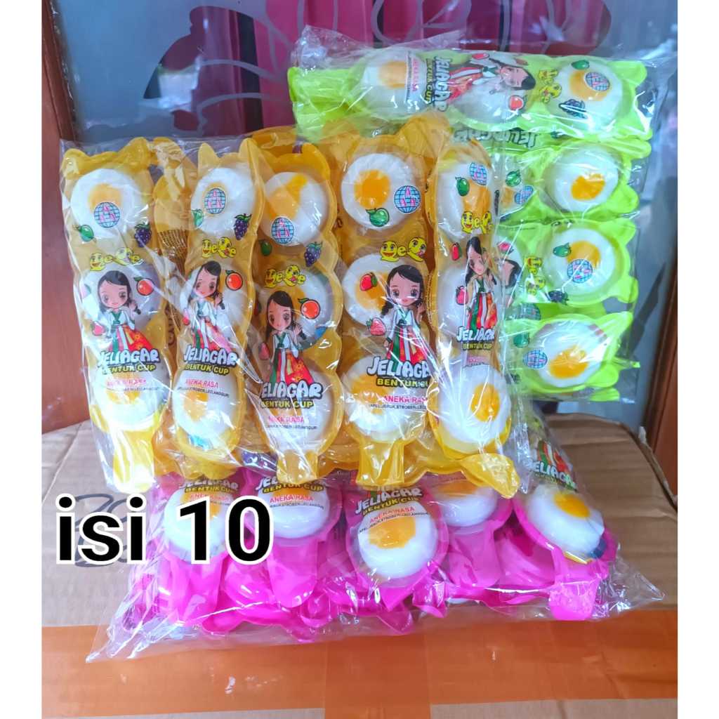 

Jelly Agar Telor 3"S Isi 10 per pack