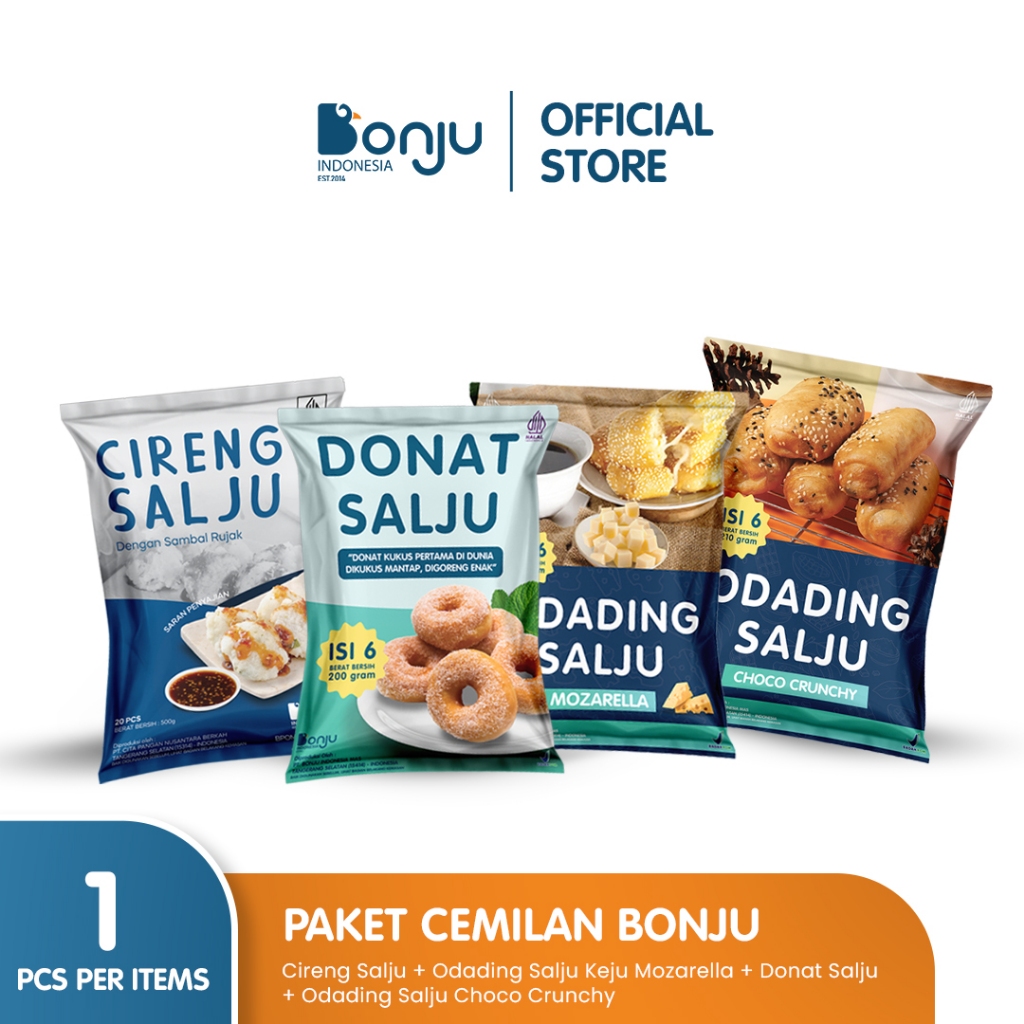 

Bonju - Paket Cemilan Bonju 4 Pcs