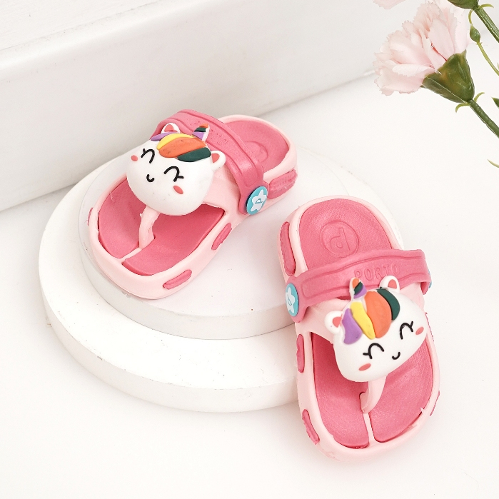 Porto 602T-2 Sandal Jepit Anak Sendal Porto Anak Perempuan Laki-Laki Karakter Lucu Bahan Karet Bagus