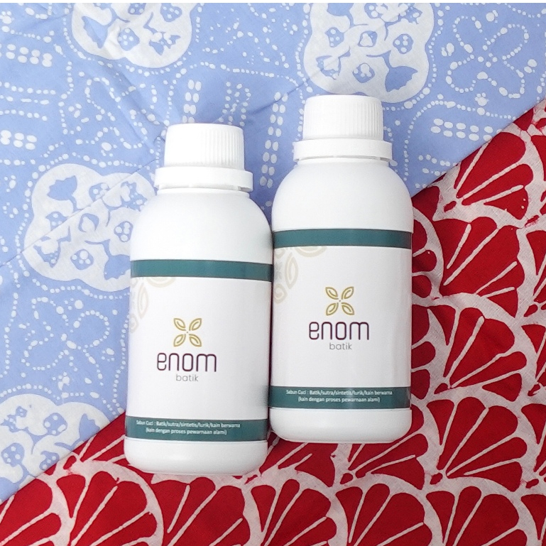 Batik ENOM - Sabun Lerak Cair Cuci Kain Batik - Lerak 300ml - Pencuci Batik Tradisional