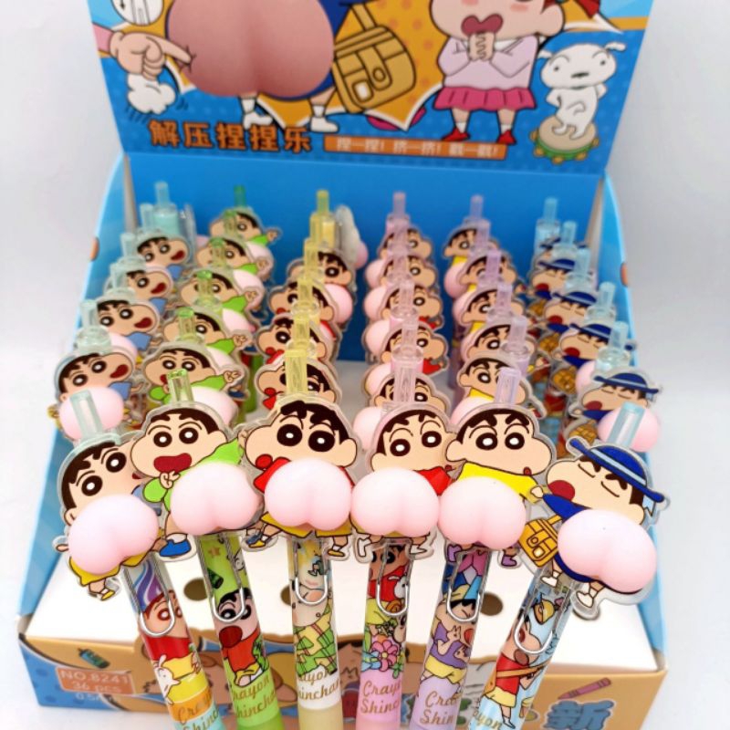 

[Whispers] BOLPEN CRAYON SINCHAN SQUISHY BUTT PEN [ 8241 ]