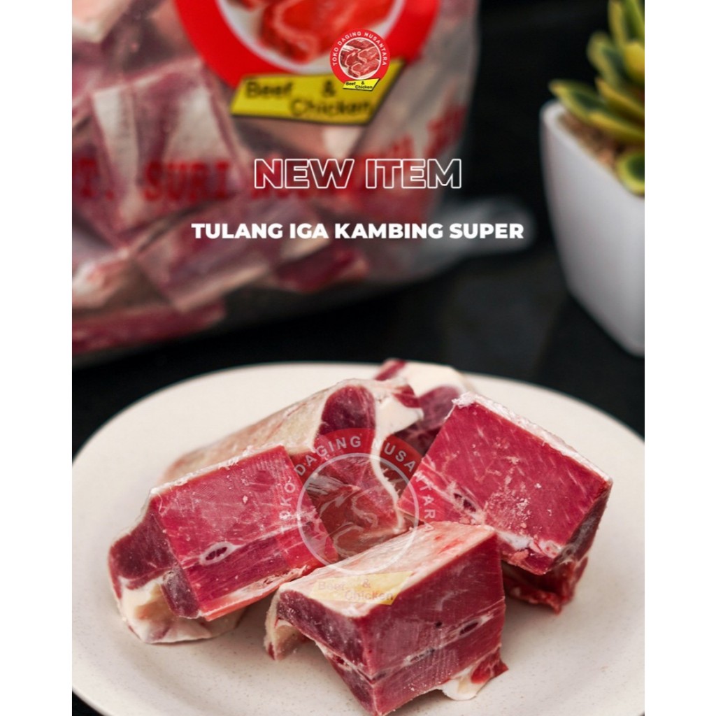 

TULANG IGA KAMBING SUPER 1KG BEKU