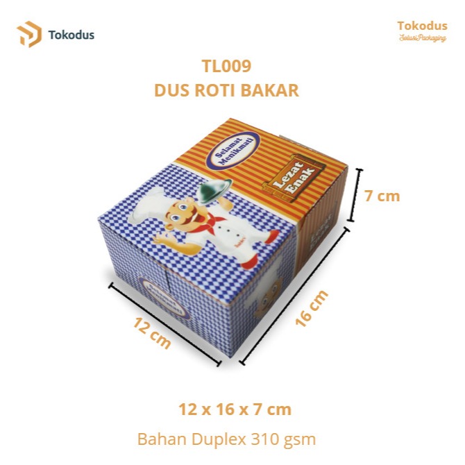 

Dus Snack Box 12x16 / Dus Makanan
