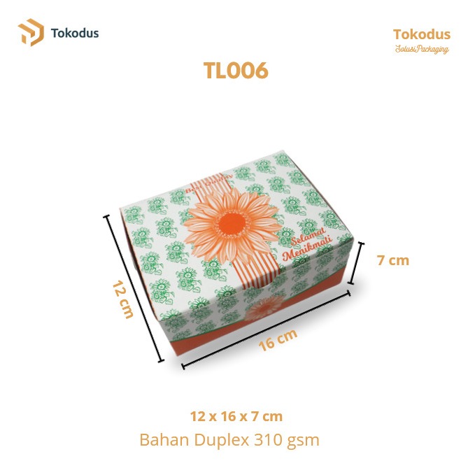 

Dus Snack Box orange Uk. 12x16x7 cm