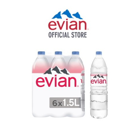 

Evian Natural Mineral Water PET 1,5 Lt [Isi 6 Pcs]