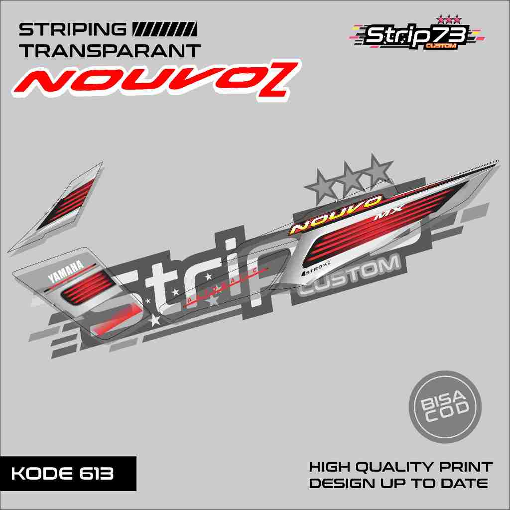 613 STRIPING TRANSPARAN NOUVO Z - STRIPING TRANSPARAN NOUVO Z PREMIUM GRAFIK