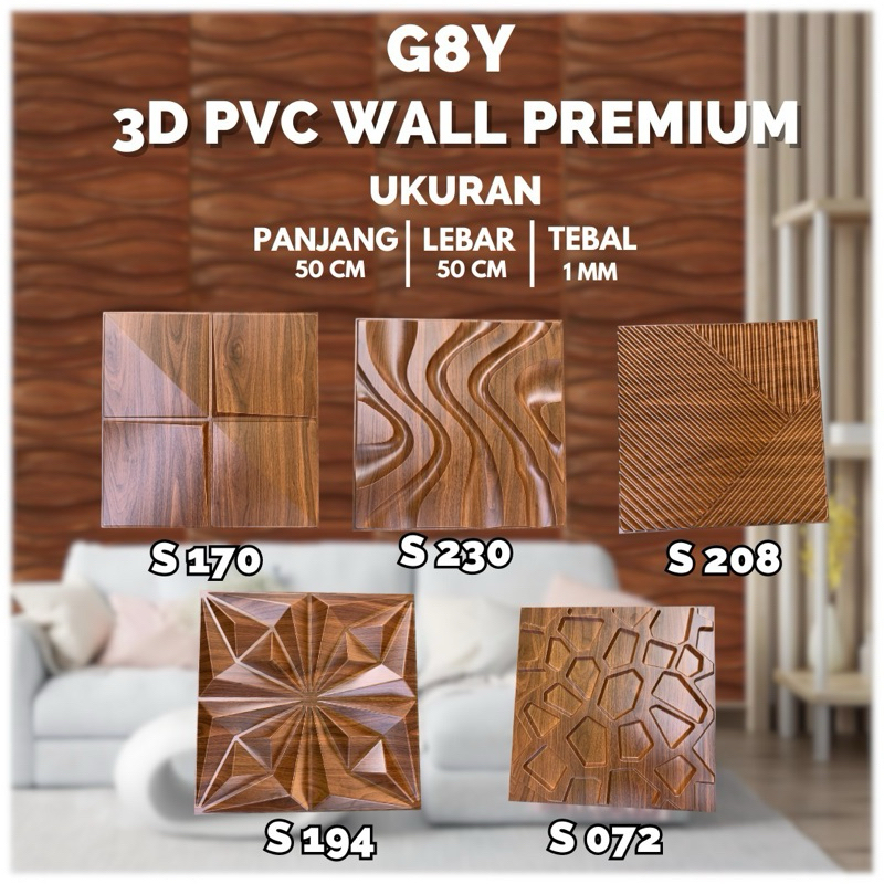3D PVC WALL PREMIUM / 3D WALLPANEL / wallpanel premium