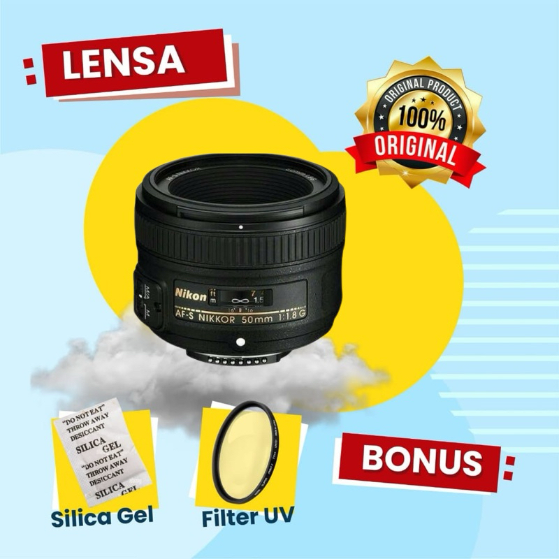 LENSA FIX NIKON AFS 50MM F1.8