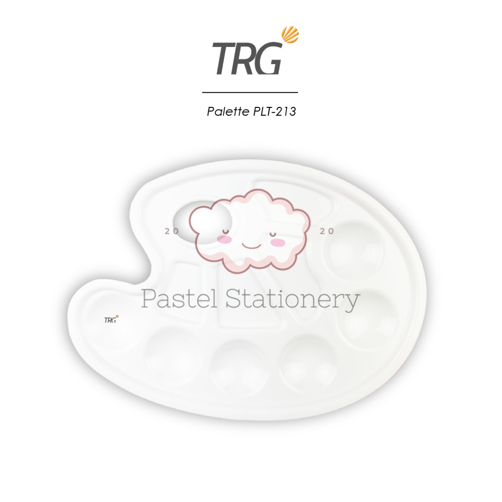 

TRG Palet Tempat Alas Lukis Cat Air Akrilik Poster PLT-213 - Watercolor Acrylic Paint Palette TRG