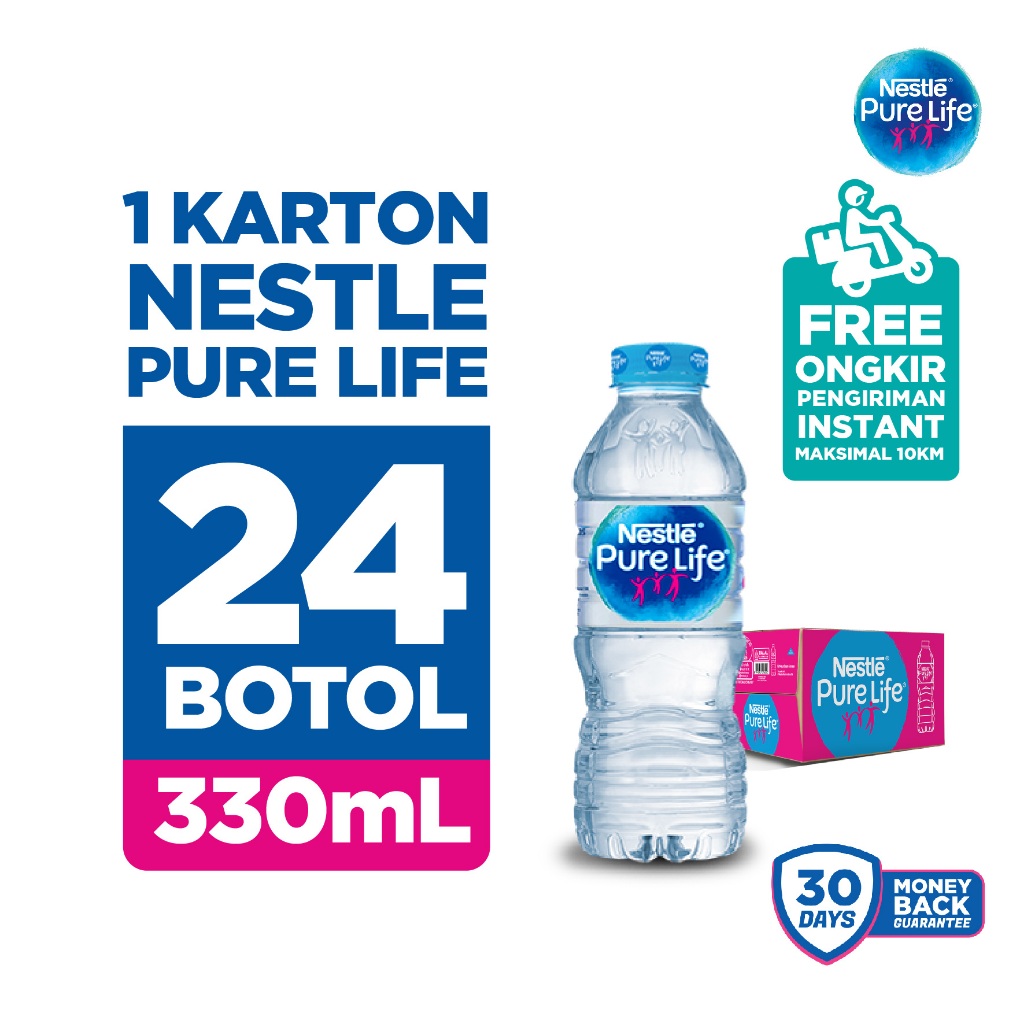 

Air Mineral Nestle Pure Life 330mL - 1 Karton / Pure Life / Air Mineral / Air Mineral Botol