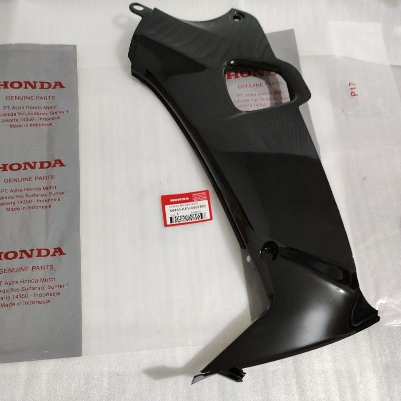 Cover Sayap Legsil Legshield Dalam Kiri Honda Supra X 100 Old lama | 64450KEV880FMB 100% ORI AHM