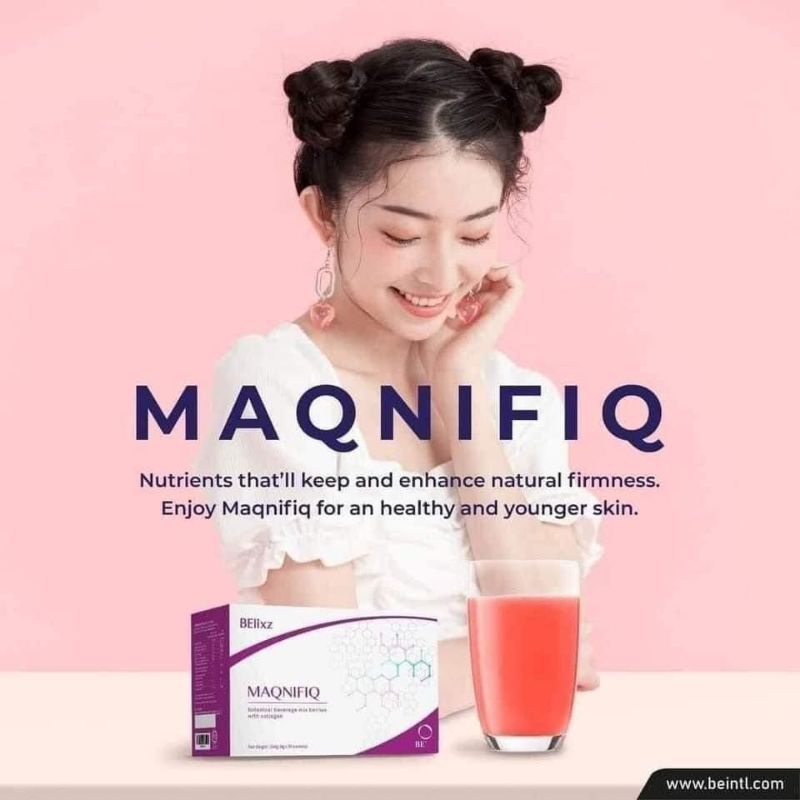 Maqnifiq minuman collagen vitamin kulit