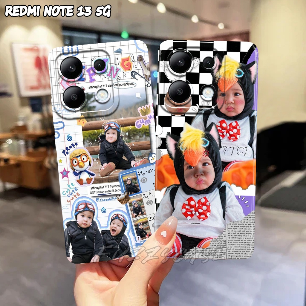 Softcase Hp Redmi Note 13 5G Terbaru 2024 Motif Cipung 02 - Case Hp Redmi Note 13 4g - Casing Hp - F